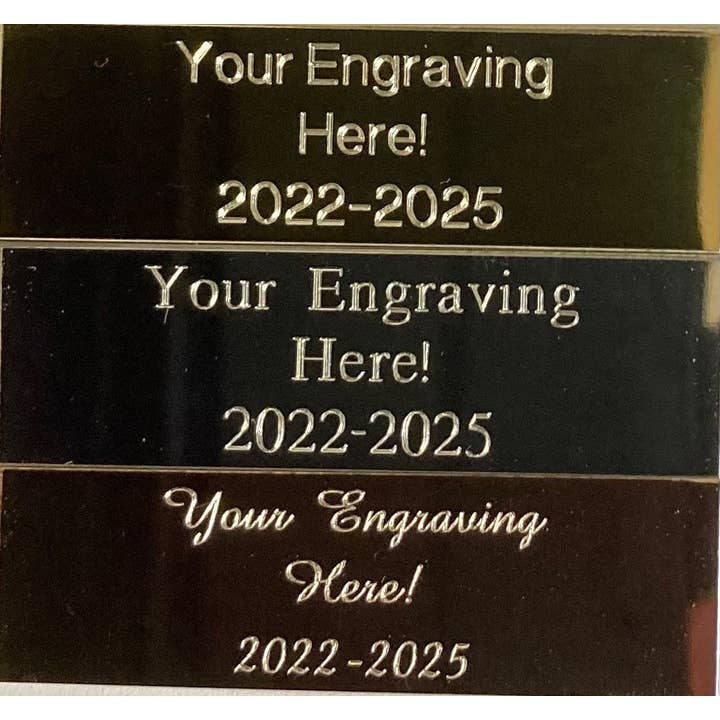 Olde Engraver - Wholesale Plaque - Personalised Trophy Engraving Plate 50mm x 15mm3