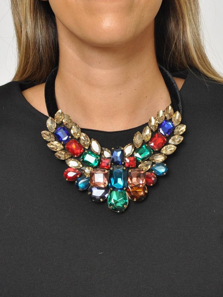 Victoria Moda - Wholesale Choker/Collar - Strass Crystal Short Necklace1