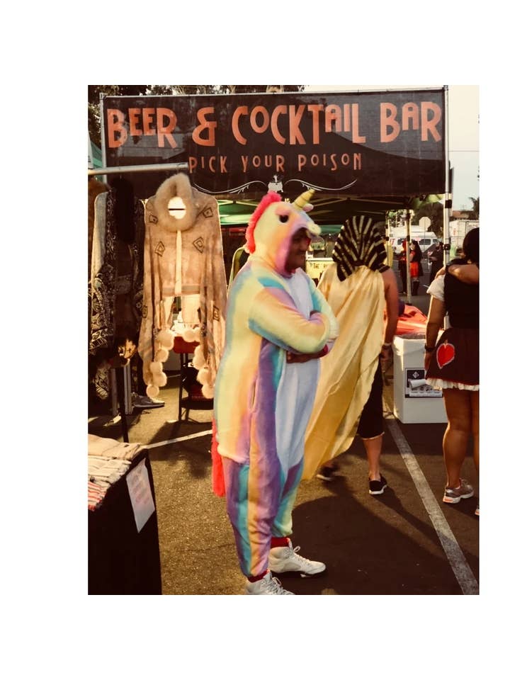 Jammies For Parties - Wholesale Onesie - Women's - Adult Unisex Animal Onesie Pajamas - Rainbow Unicorn