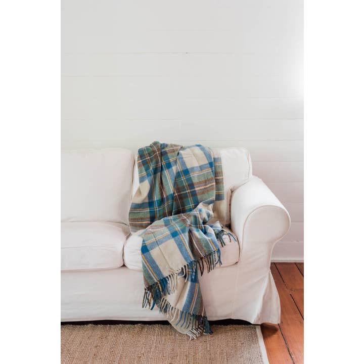 The Grampians Goods Co. - Vendita all'ingrosso Plaid - Coperta Heritage Tartan in lana riciclata13