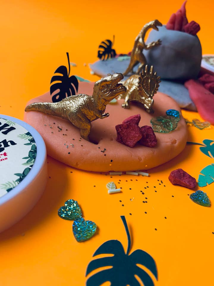 Jurassic Heart- Playdough Kit for wholesale by HEY Dough Playdough