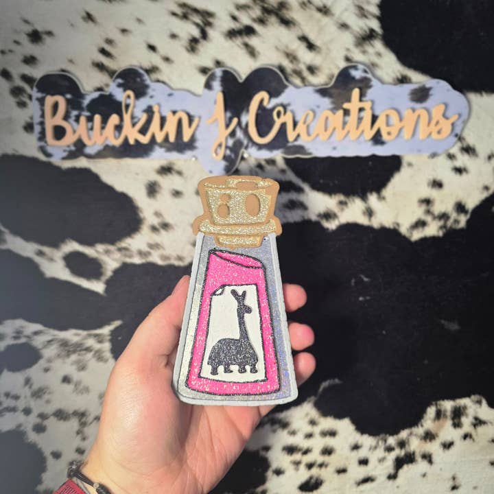 Buckin J Creations - Wholesale Car Freshener - Women's - Lama Potion Funny Car Air Freshener