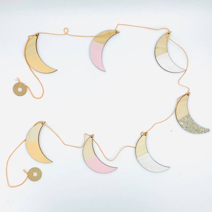 GARLAND - MOON - LIGHT for wholesale by Cosmic Peace Studio