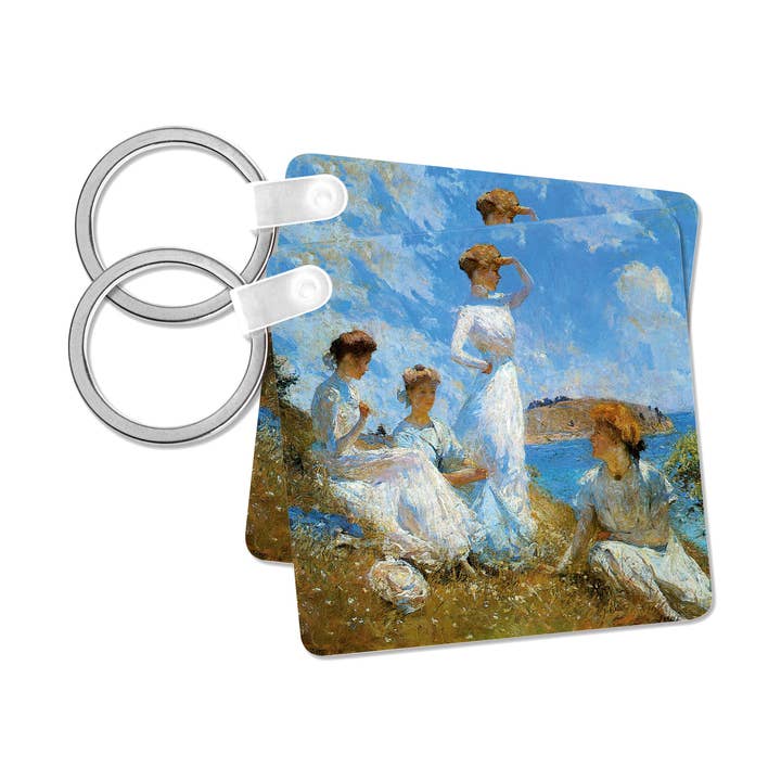 3dRose, Sommer von Frank Weston Benson amerikanischer Künstler, Schlüsselanhänger für den Großhandel von 3dRose