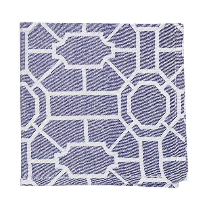 SALE Trellis Navy Napkin Set 6 for wholesale by C&F Home