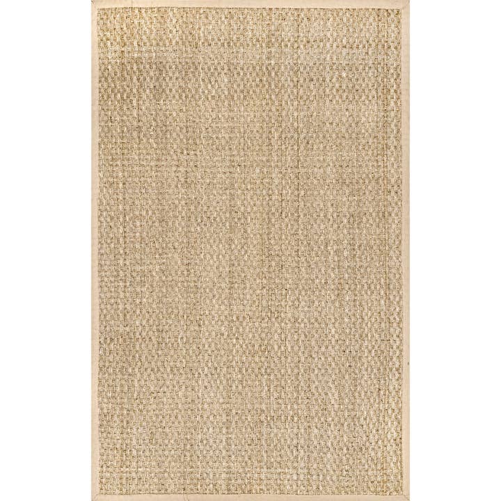 nuLOOM - Wholesale Area Rug - Hesse Checker Weave Seagrass Indoor/Outdoor Area Rug
