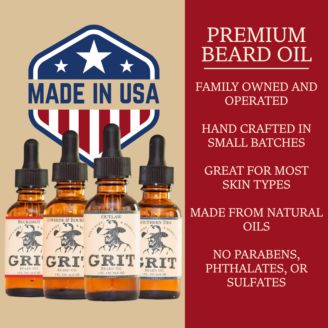 GRIT Soap Supply – wholesale Beard styling product – Buckshot Beard Oil3