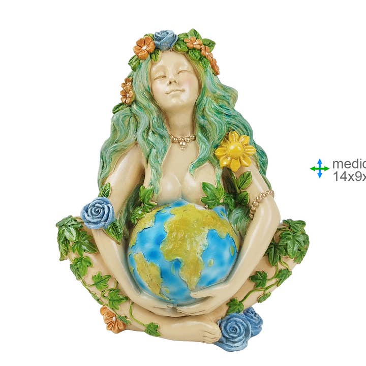 Mother Earth Resin 14x9x15cm (2 units) for wholesale by Esoterica Arte
