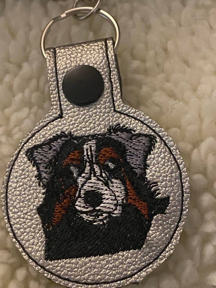 Aussie Dog Sleutelhanger, Aussie Dog Sleutelhanger, Dog Pet Snap Tab sleutelhanger, Dog Tag, Aussie Dog Sleutelhanger voor wholesale door Woman Owned Small Batch Not on Amazon Handmade