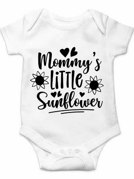 lilly's love from above – wholesale Bodysuit (non-footed) – Baby – Mommy's little sunflower onesie