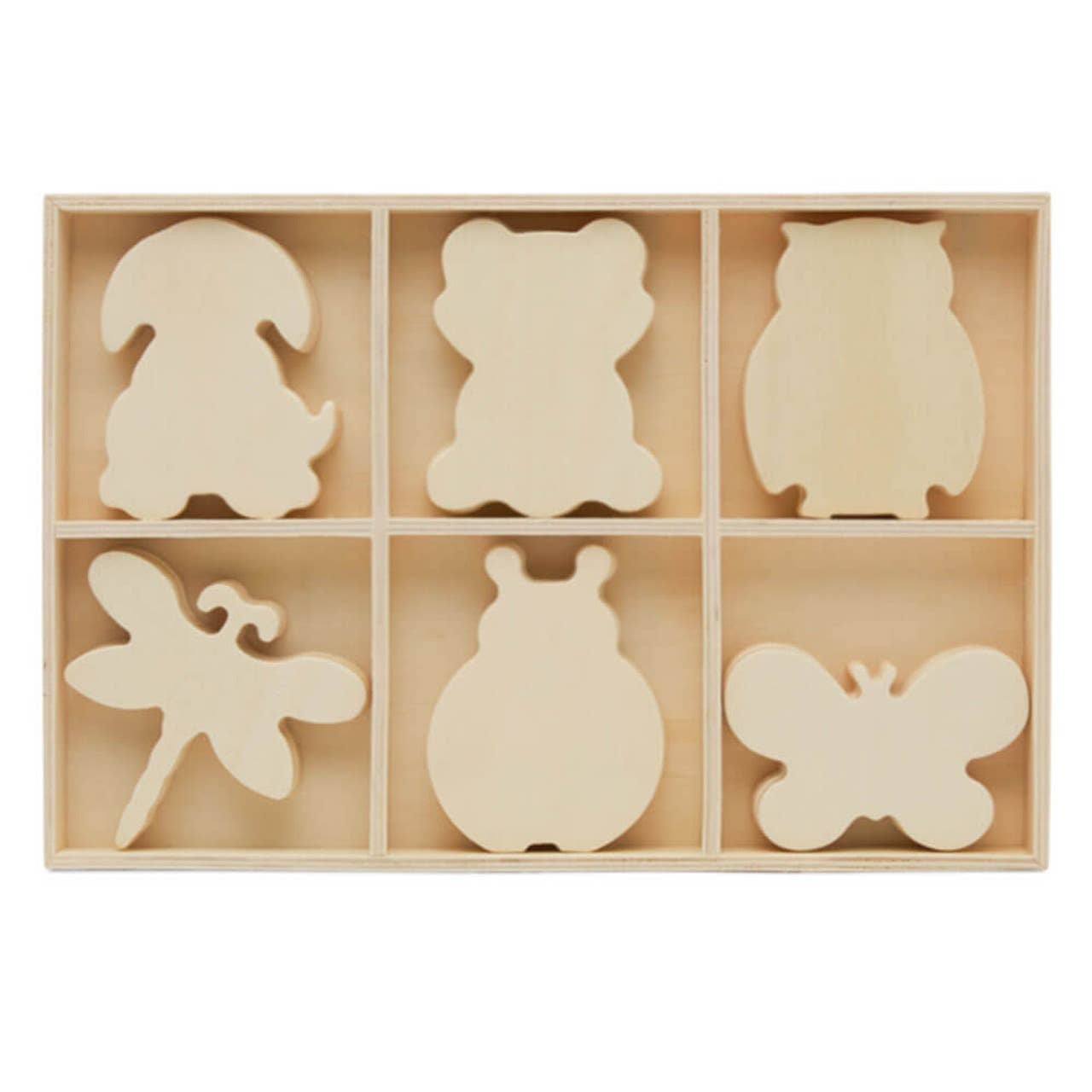 Woodpeckers Crafts - Wholesale Wood Toy - Kids - Wood Sorting Tray13