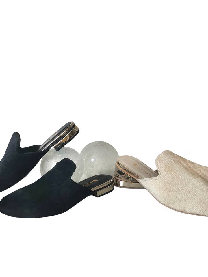 Silk Velvet Ikat Slide (finns i flera färger) för wholesale av AYCA DESIGN