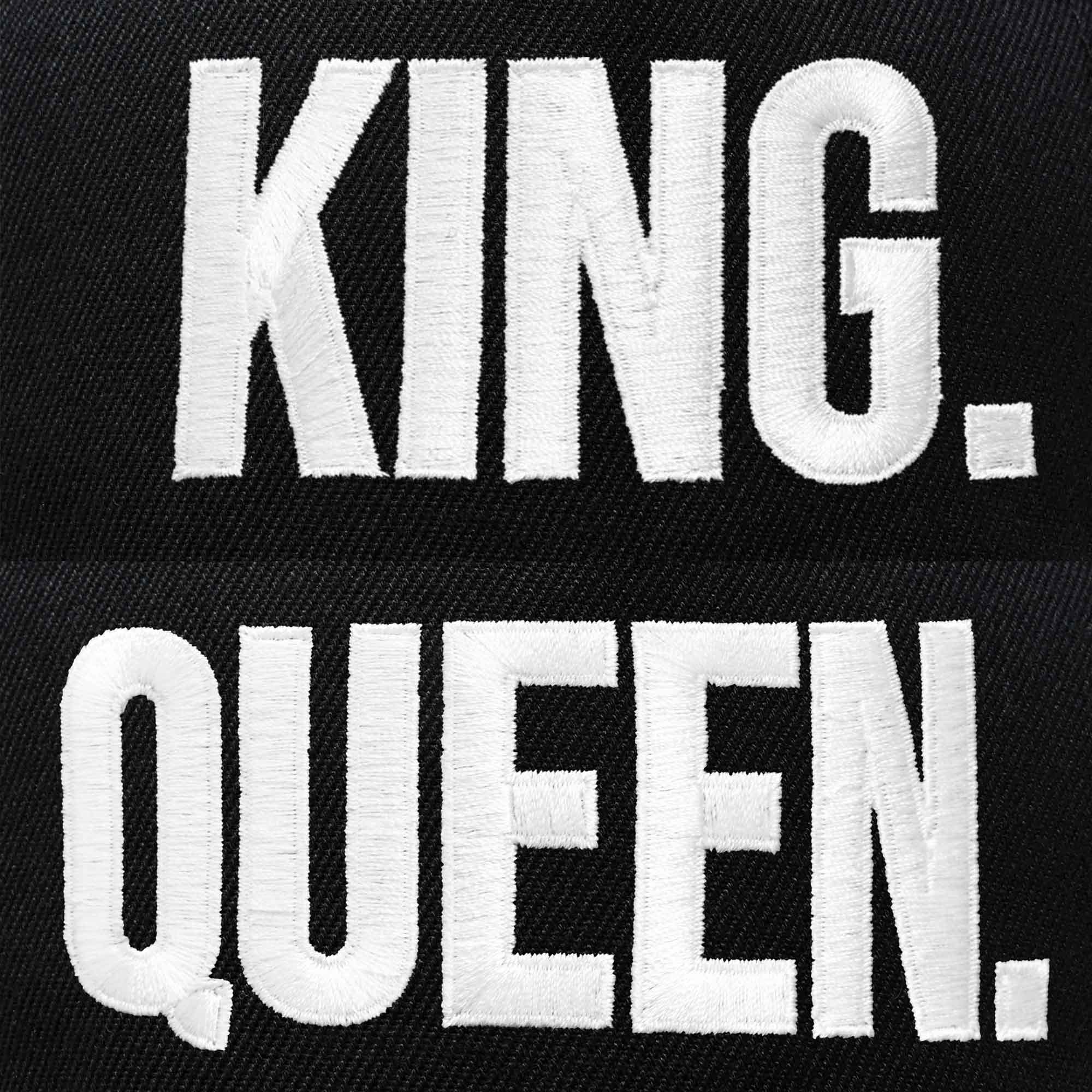 Dalix - Vente Casquette à visière plate – unisexe - Dalix King Queen Chapeau pour homme et femme2