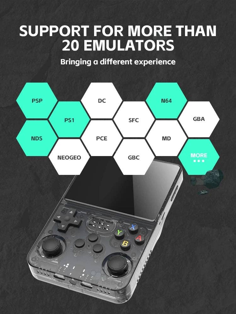 Infinite Basics – wholesale Electronic toy – Child & baby – RetroRush Ultimate Retro Handheld Gaming Console – 128GB Pocket Arcade, Hi-Res Screen, 20k Games!4