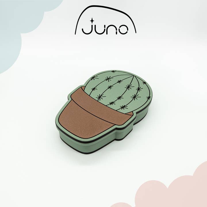 Juno 3D - Wholesale Jewelry Box/Organizer - Bella Cactus 3D Printed Cornstarch Container & Tray1