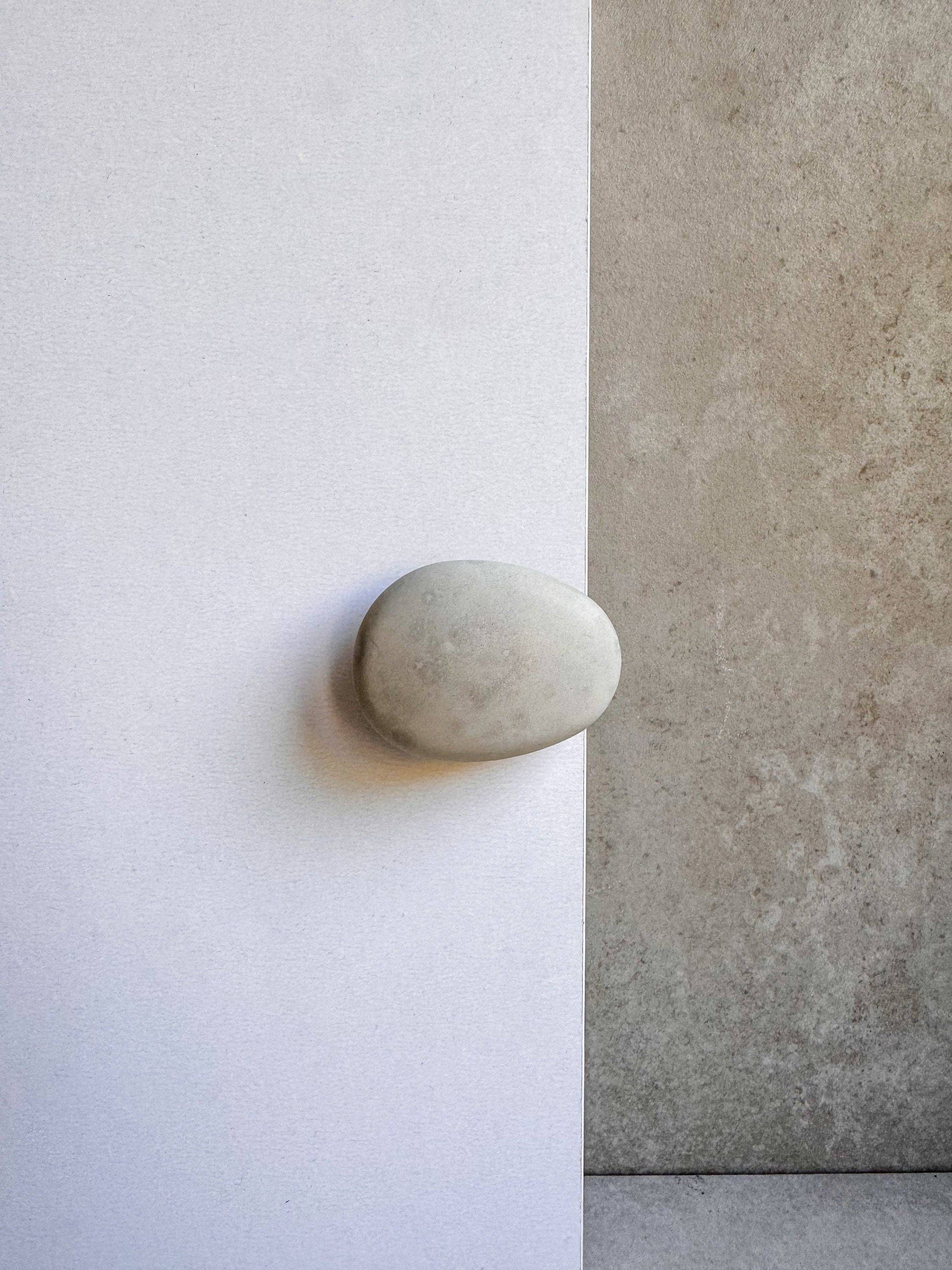 Minimal Loot Design - Wholesale Knob/Pull - Pebble Concrete Knob, Cobblestone Cement Hook, Hat Hook, Drawer Pull, Decorative Peg, Furniture Hardware, Wall Storage, Minimal Cabinet Knob6