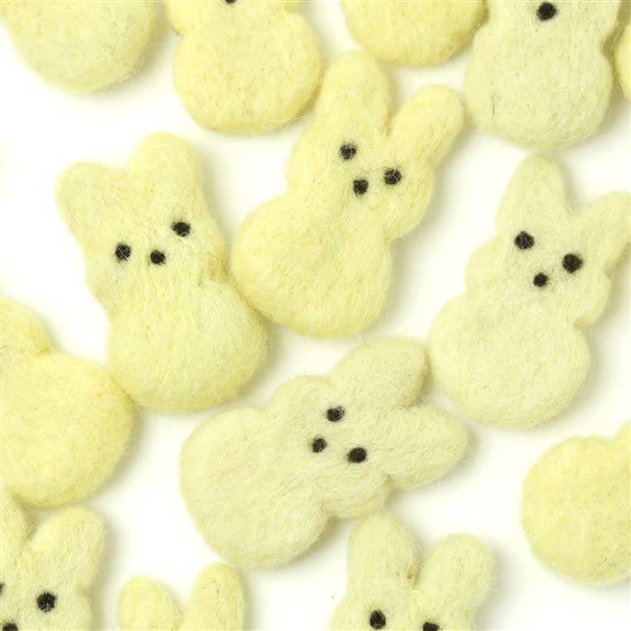 The Felt Pod – Engroshandel Bordpynt – Filtet Kaninfigurer – påskeuro af 100 % uld5