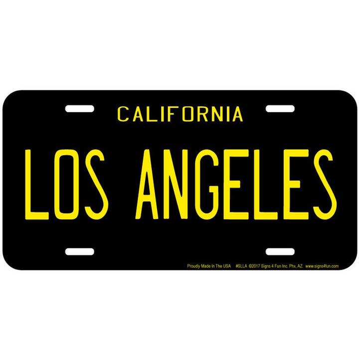 Signs 4 Fun - Wholesale Sign - Los Angeles - License Plate