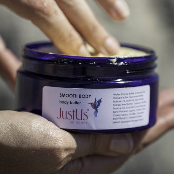 Glat Krop. Kropssmør - Regnskovsbutter til dyb næring + crepet hud for engroshandel hos JustUs Skincare
