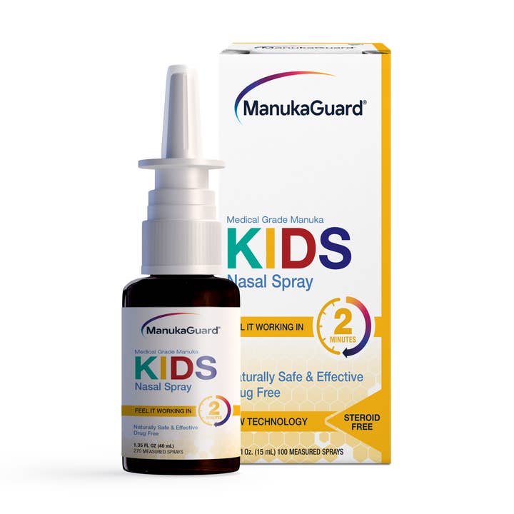 Kid's Nasal Spray, Medical Grade Manuka Honey for wholesale by ManukaGuard