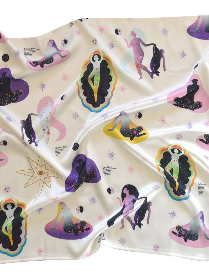 Que la Luna me guíe Altar Tela de Lectura de Tarot for wholesale by Eva Boch