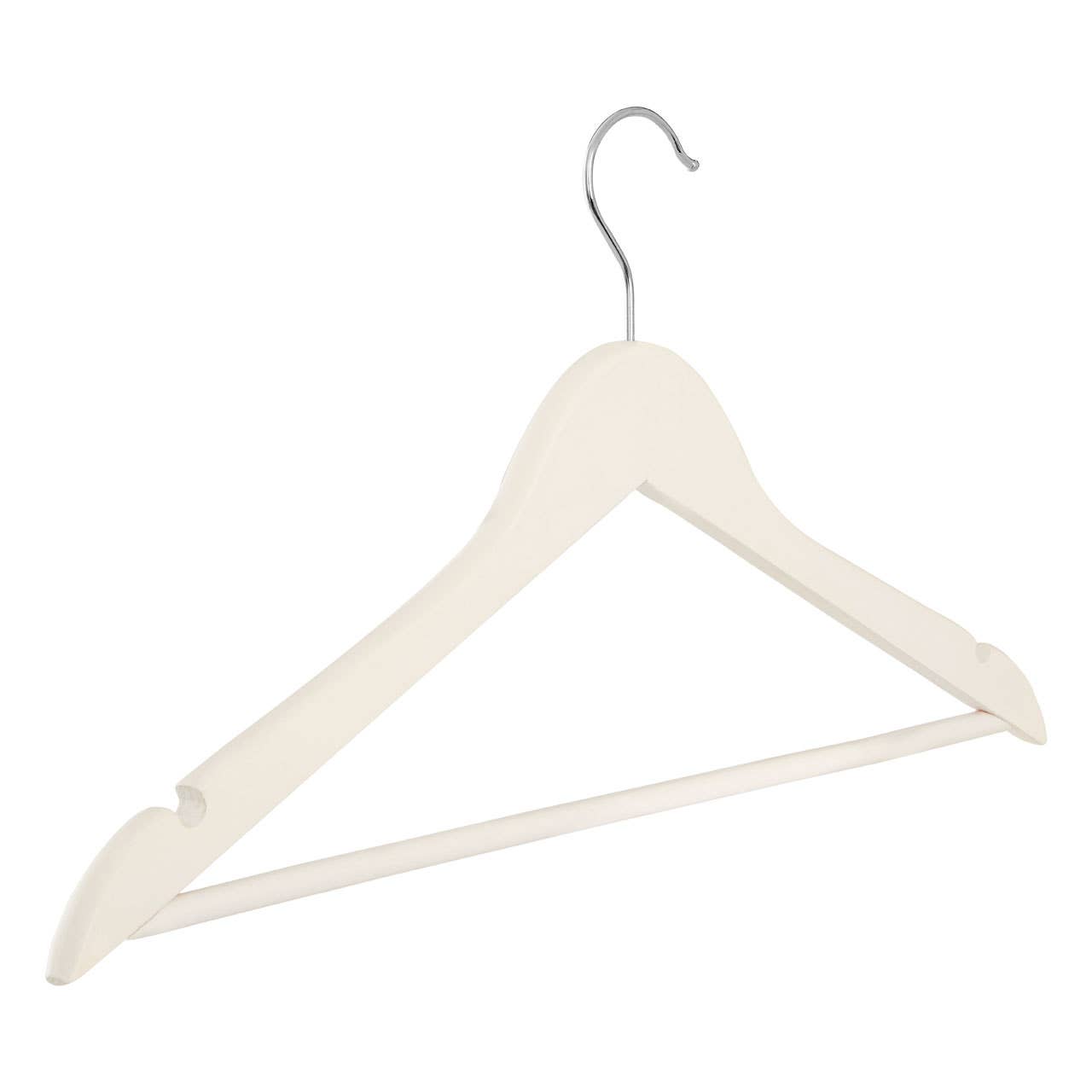 Interiors by Premier – wholesale Clothes hangers – Matte White Clothes Hangers - Set of 202