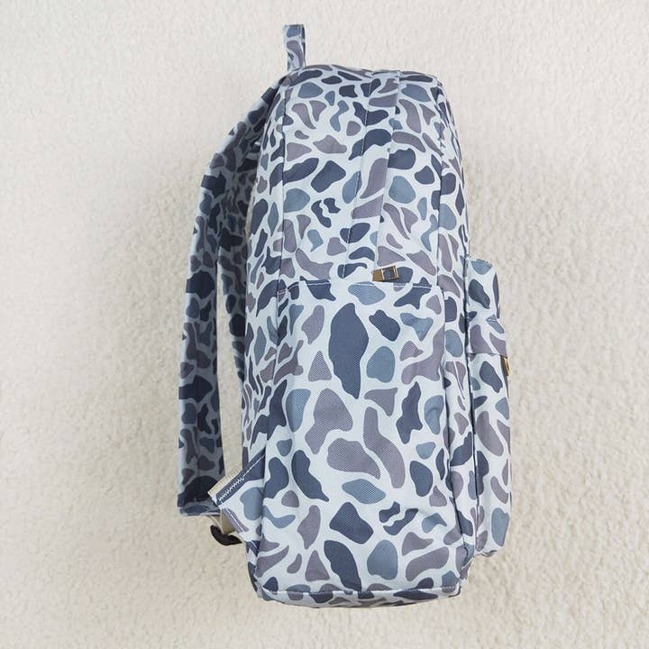 Aier Wholesale - Wholesale Backpack - Kids - Baby Kids Boys Grey Hunting Camo Backpack Zip Back Bags