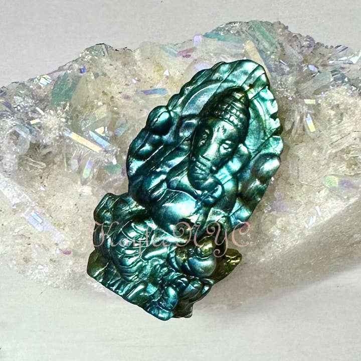 KayleeNYC - Wholesale Spiritual Stone/Crystal - Natural Labradorite Ganesha Crystals Healing Energy3