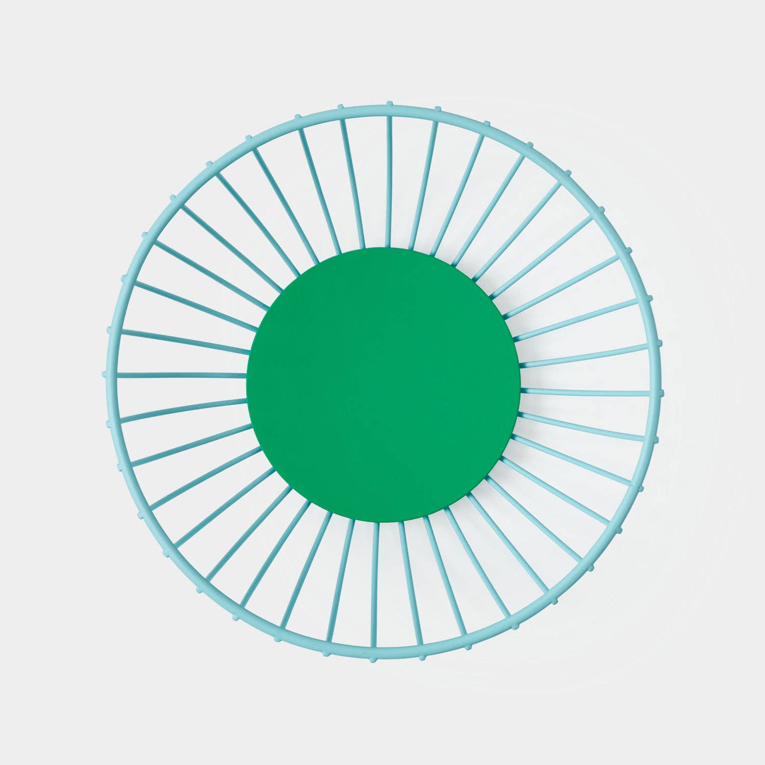 54 Celsius - Wholesale Basket - Iris Wire Basket - Small (7.5" diam) - Steel Fruit Basket5