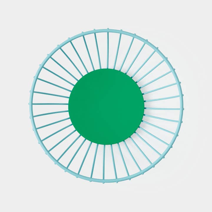 54 Celsius - Wholesale Basket - Iris Wire Basket - Small (7.5" diam) - Steel Fruit Basket5