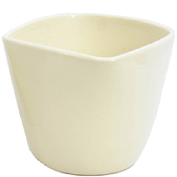 Vosteen - Wholesale Plant Pot - Cielo Ceramic Bucket, D17cm, H15, 5cm, For To16, Cream Gloss