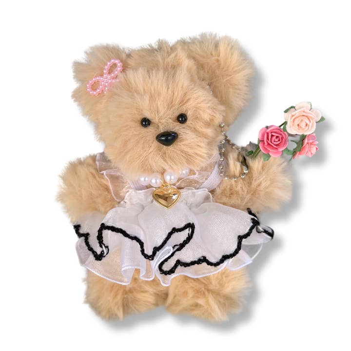 LOVELY FLORAL BEAR DIY KEYCHAIN KIT for wholesale by MODEUN SHOP