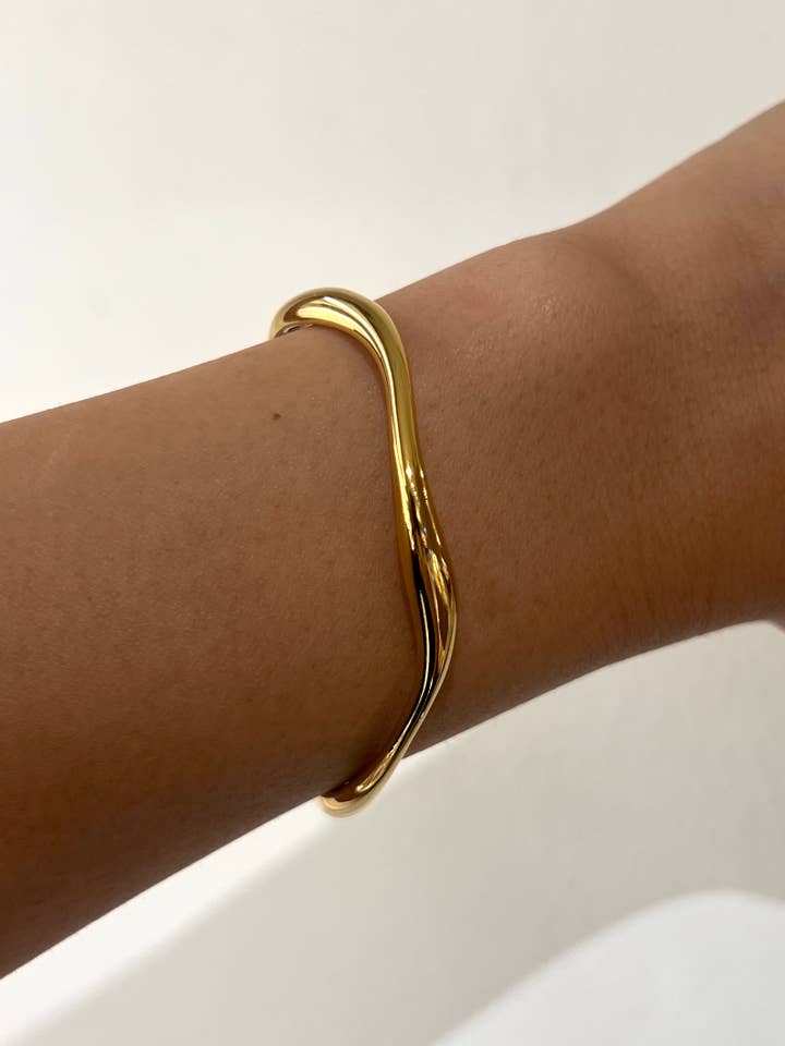 Primus Stainless Steel Bangle Bracelet for wholesale by Cassette Barcelona