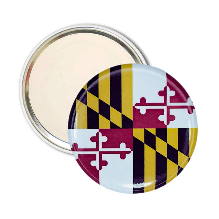 Purse Mirror - State Flag Maryland - USA for wholesale by Worldwide Souvenirs