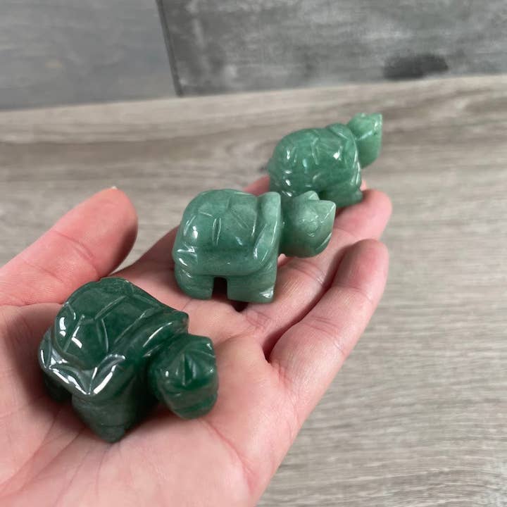Gemstone Turtle Figurines for Crystal Retail and Gift Shops for wholesale by Keystone Crystals