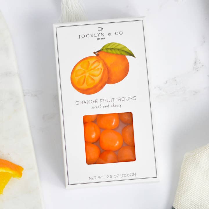 Orange Sours for wholesale by Jocelyn & Co