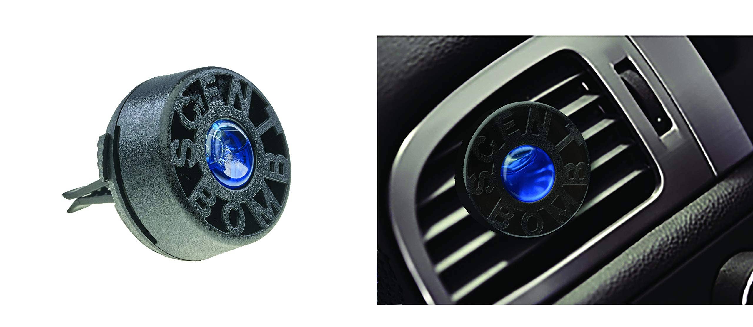Scent Bomb – wholesale Car Freshener - Unisex – Scent Bomb Air Freshener Hawaiian Blue Vent Clips1
