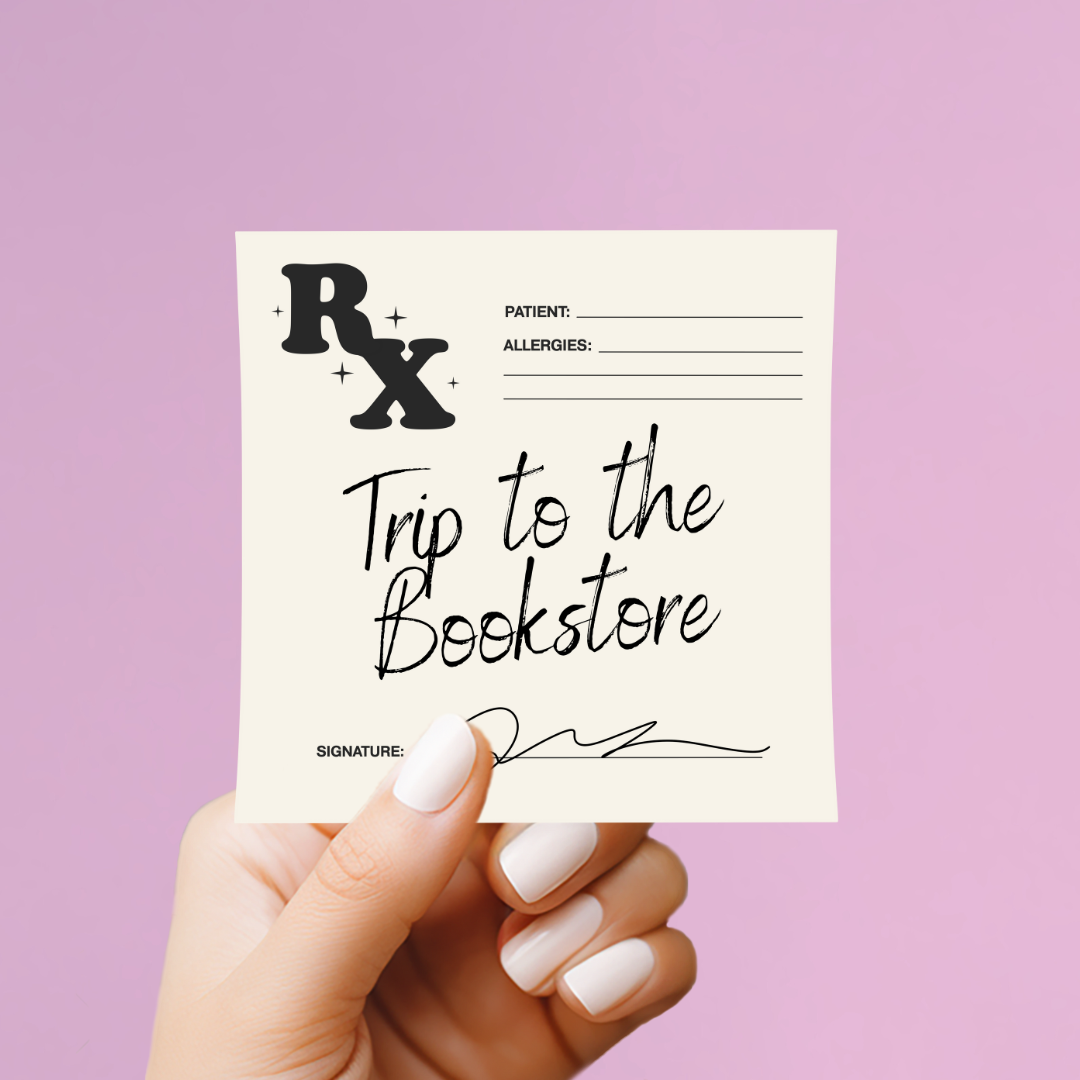 Market by Mari - Wholesale Sticker - Bookish Prescription Sticker0