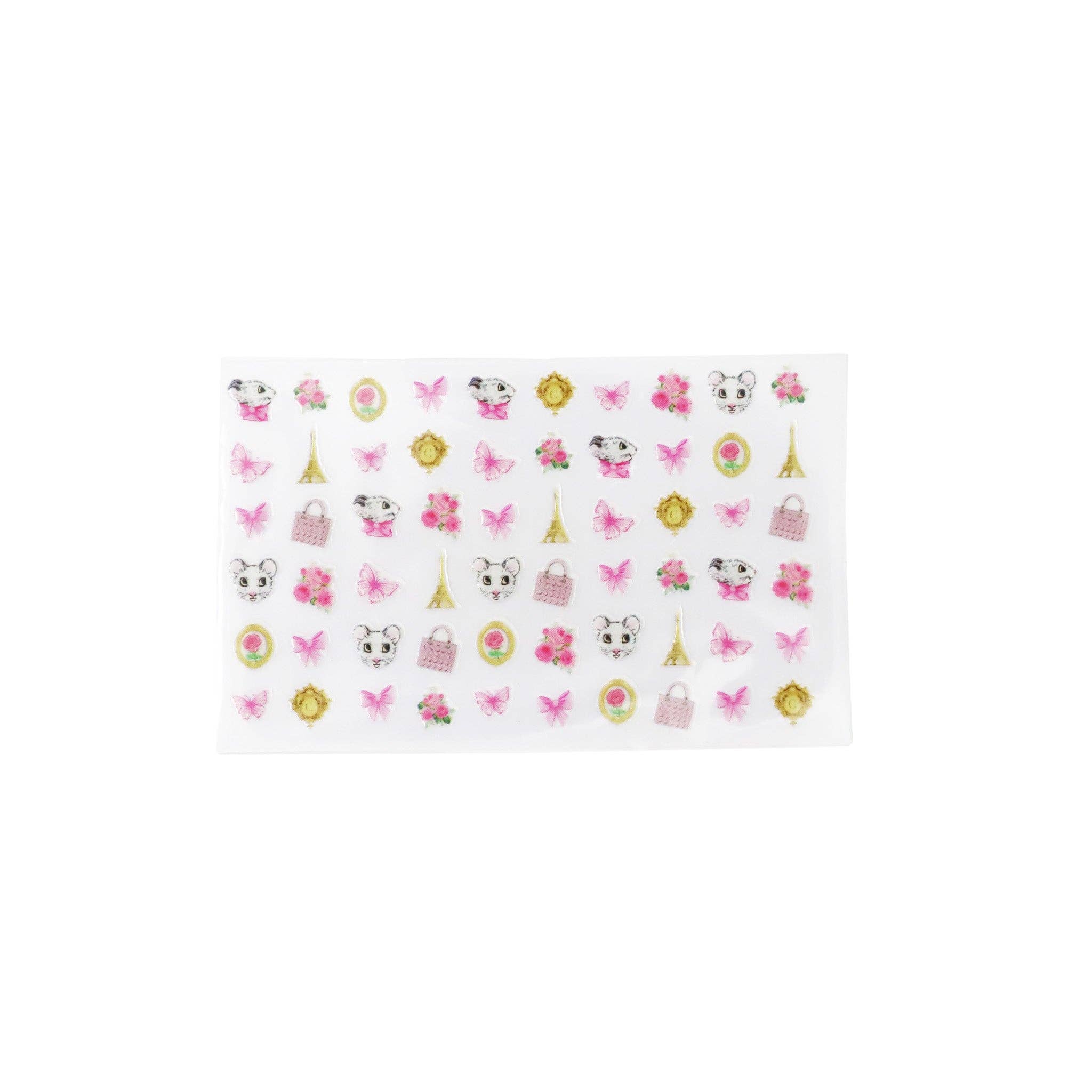 Pink Poppy USA - Vente Vernis à ongles – enfant - Claris la souris la plus chic de Paris Coffret Cadeau Ongles | Lot de 14