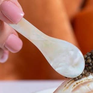 Antonius Caviar - Wholesale Kitchen Spoon - Antonius Caviar: "Antonius Caviar" Mother-of-pearl Spoon0