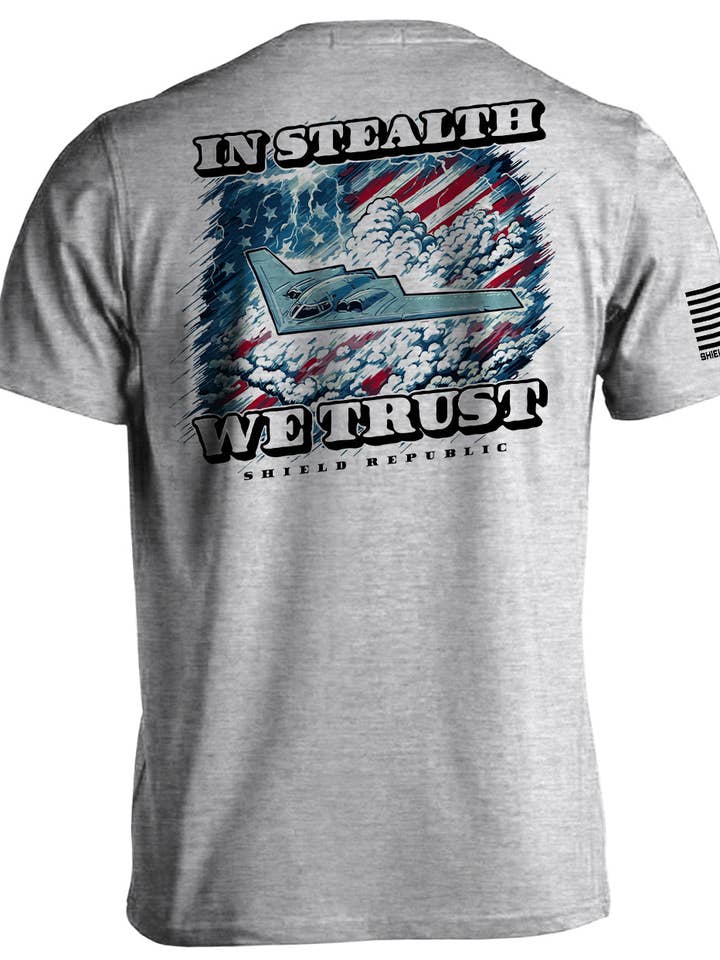 In Stealth We Trust (Black) for wholesale by Shield Republic