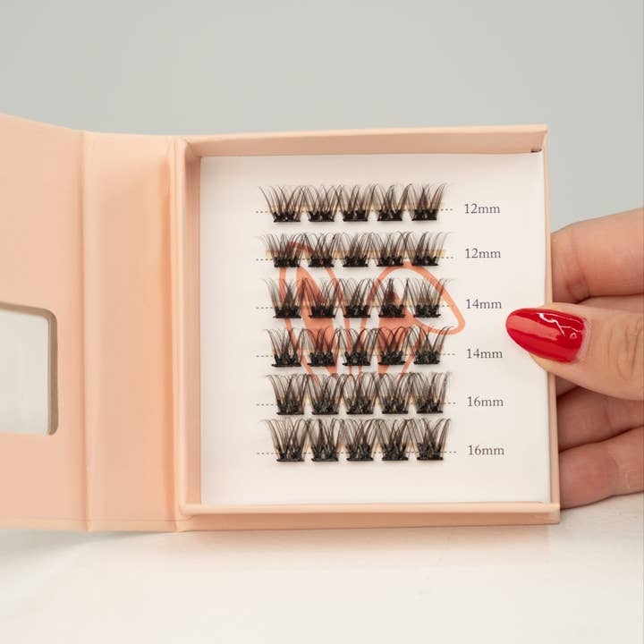 Pink Rabbit Cosmetics - Wholesale False/Fake Eyelashes - Handmade, Pre-Glued Lashes - Brown Sugar