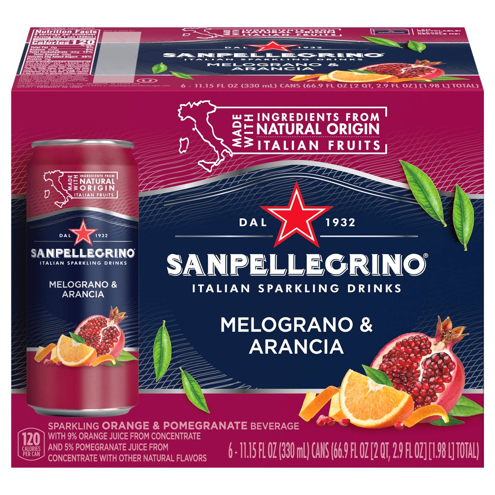 Ware Spark - Wholesale Sparkling Water - San Pellegrino - Sparkling Beverage Melgrno & Arncia - Case Of 4-6/11.15z0