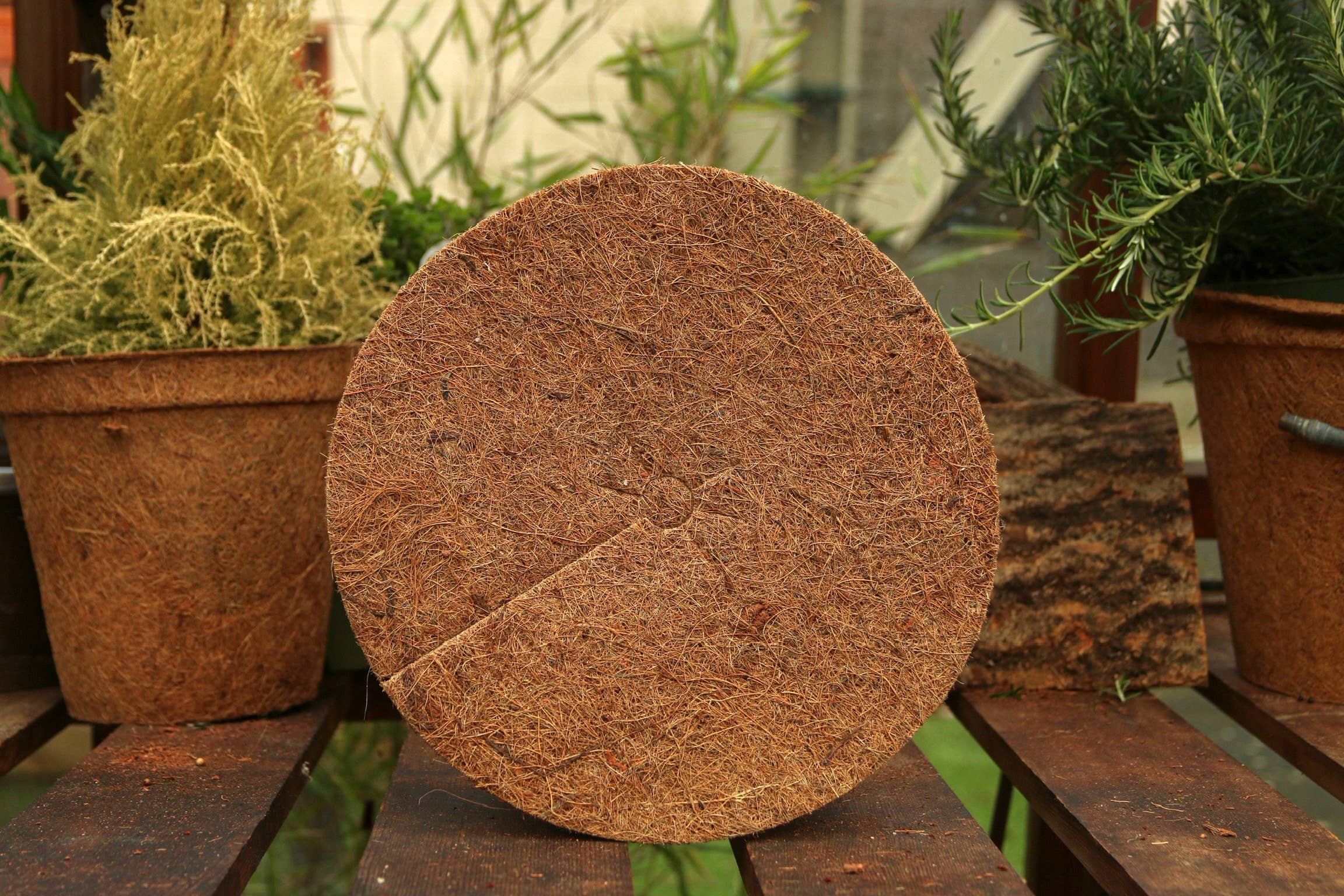 CoirProducts.co.uk of Salike Limited - Wholesale Garden Tool - Coirproducts (cpuk) 18cm Mulch Mats (weed Control Mats)2