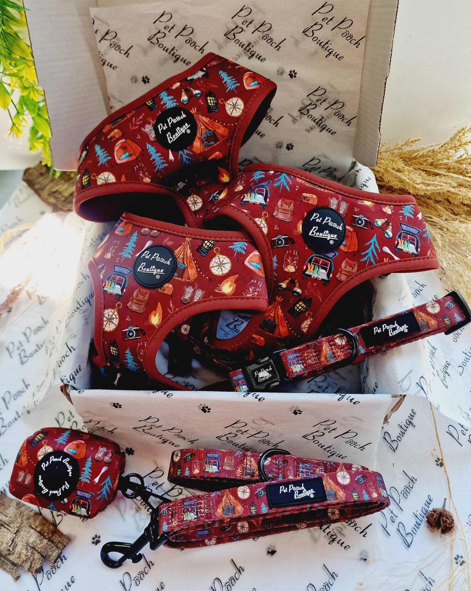 Pet Pooch Boutique - Venta al por mayor Correa - Perros - Correa para perros Great Adventure, reversible2