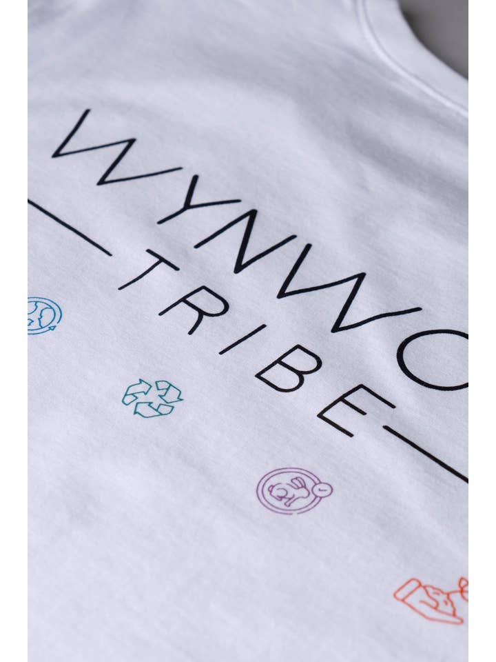 Lawless Apparel - Wholesale Screen Printed T-Shirt - Men's - WYNWOOD TRIBE MEN'S T-SHIRT WHITE