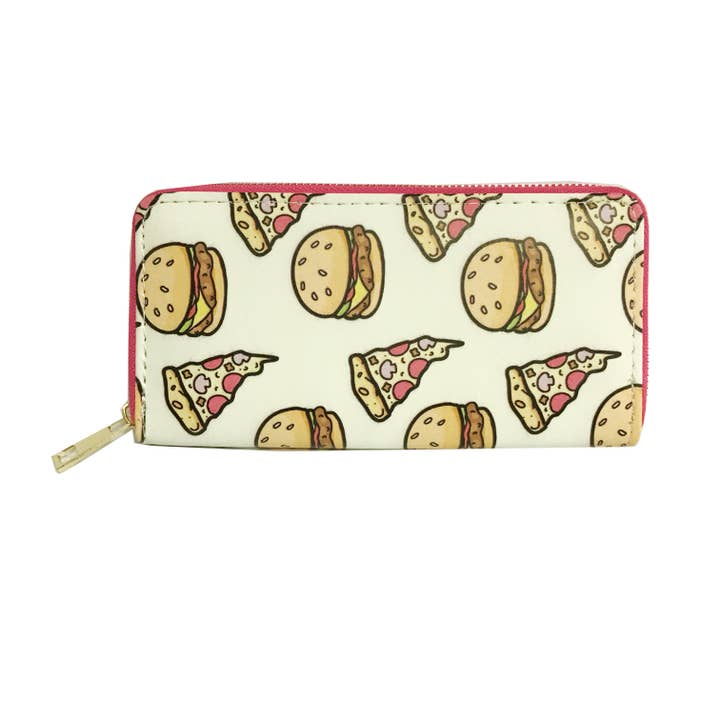 Fun Food Zip Around Wallet for wholesale by JAC Wholesale