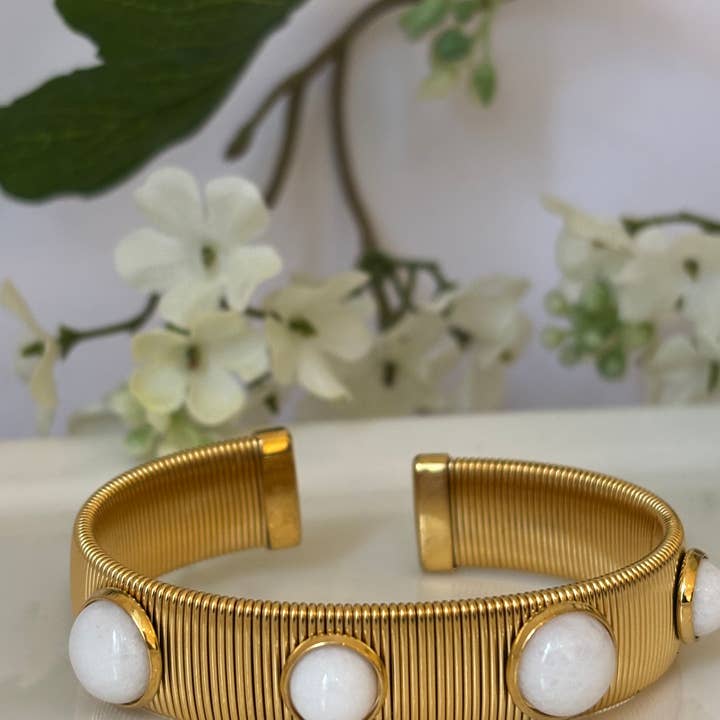 Pulsera de acero inoxidable ROCCIA para venta al por mayor de Zelda Bijoux