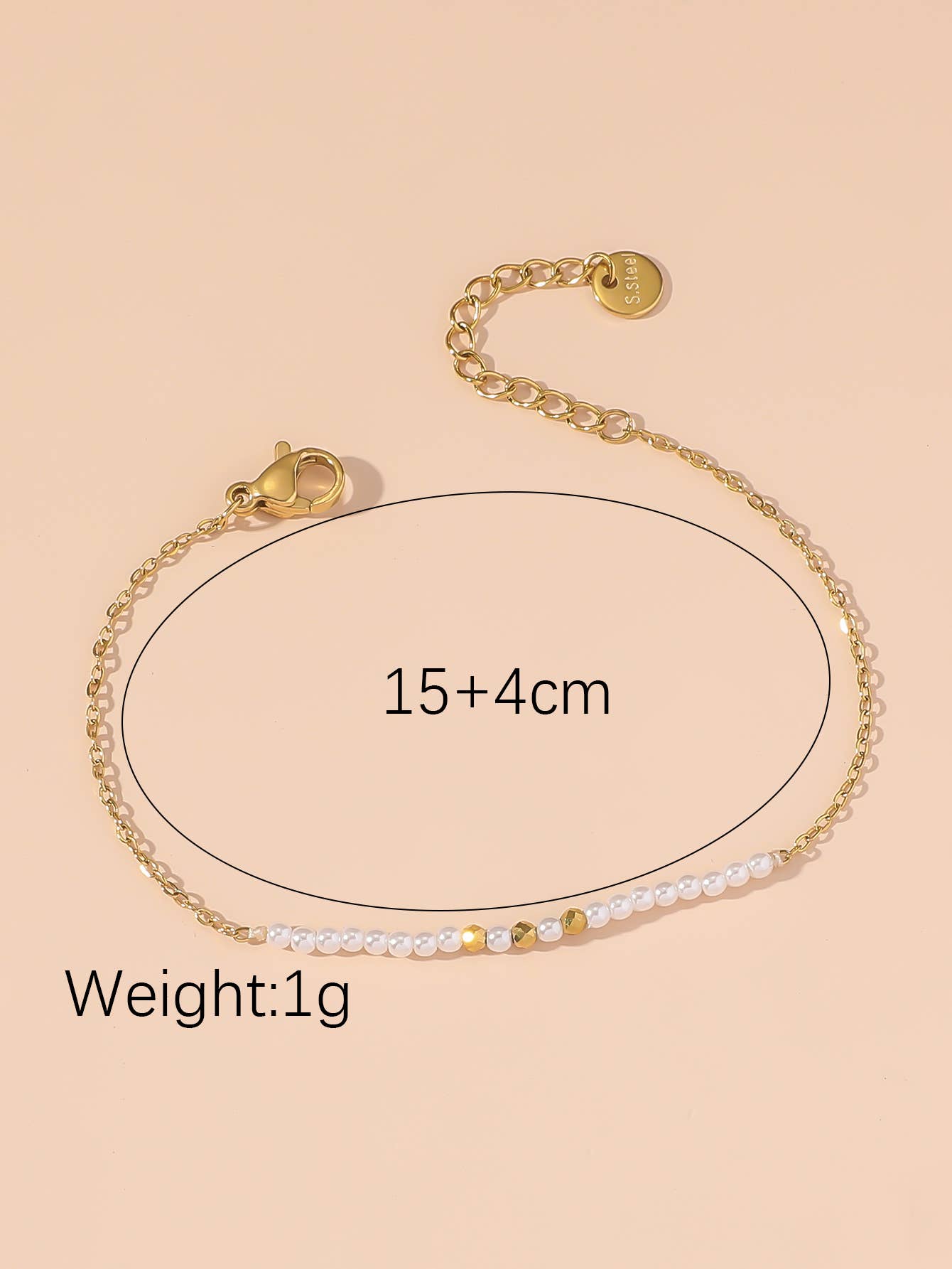 Blossom bijoux – wholesale Jewellery set – Set of 3 Stainless Steel Bracelets 24BRA1254