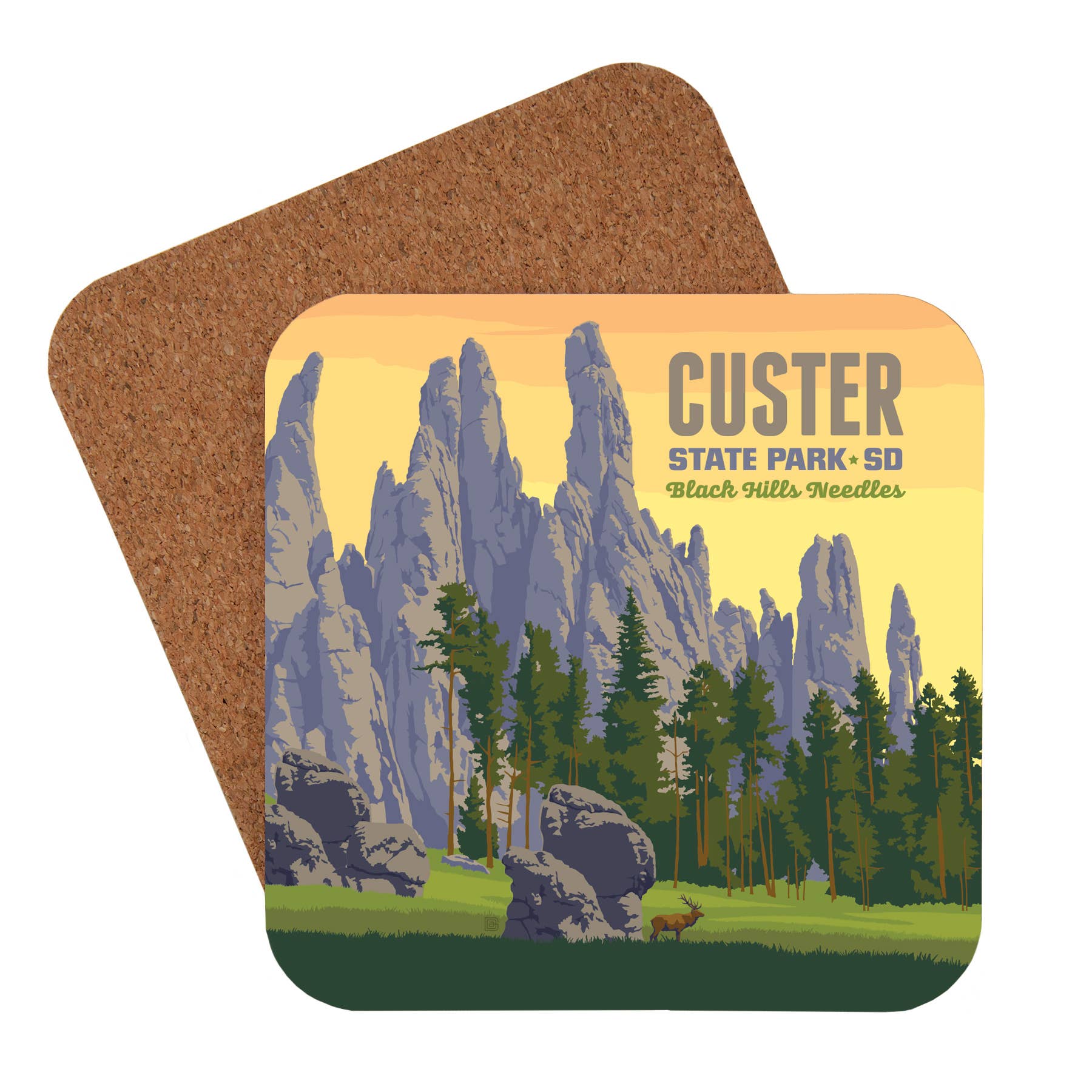 Tourist Courts - Wholesale Coasters - Custer State Park SD Coaster